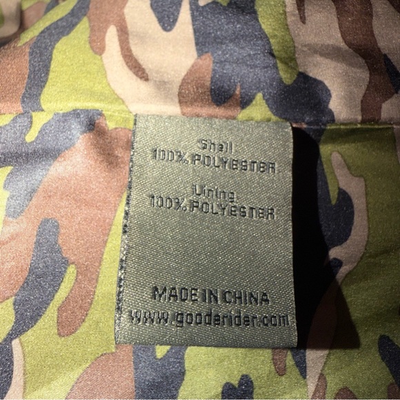 Goode Rider Women's Size Small Singing in the Rain Brown Jacket with Hood - Picture 6 of 15